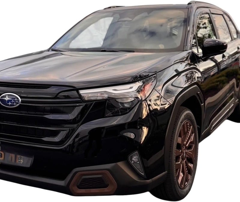 Optimal Co 2025 2026 Tape-On Rain Guards for Subaru Forester Side Window Visor Deflectors Premium Sport Limited Touring Hybrid Wilderness Tinted Vent Shade Protectors - Image 3
